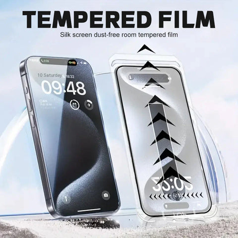 📱 Ultra-Clear Invisible Screen Protector for iPhone – No Dust, No Bubbles, Just Flawless HD Protection! ✨🔒🚀