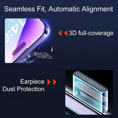 📱 Ultra-Clear Invisible Screen Protector for iPhone – No Dust, No Bubbles, Just Flawless HD Protection! ✨🔒🚀