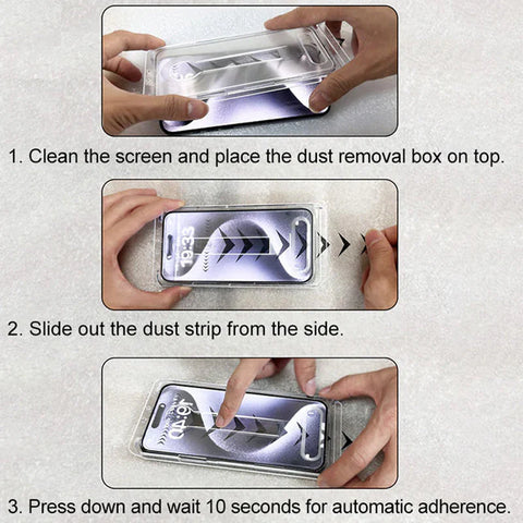 📱 Ultra-Clear Invisible Screen Protector for iPhone – No Dust, No Bubbles, Just Flawless HD Protection! ✨🔒🚀